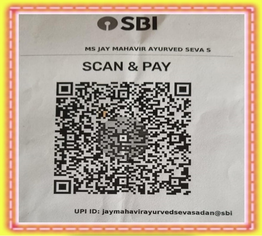 Payment QR Code for Jay Mahavir Ayurved Seva Sadan